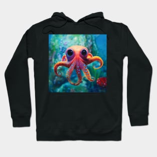 Cute Baby Octopus with Big Eyes Hoodie